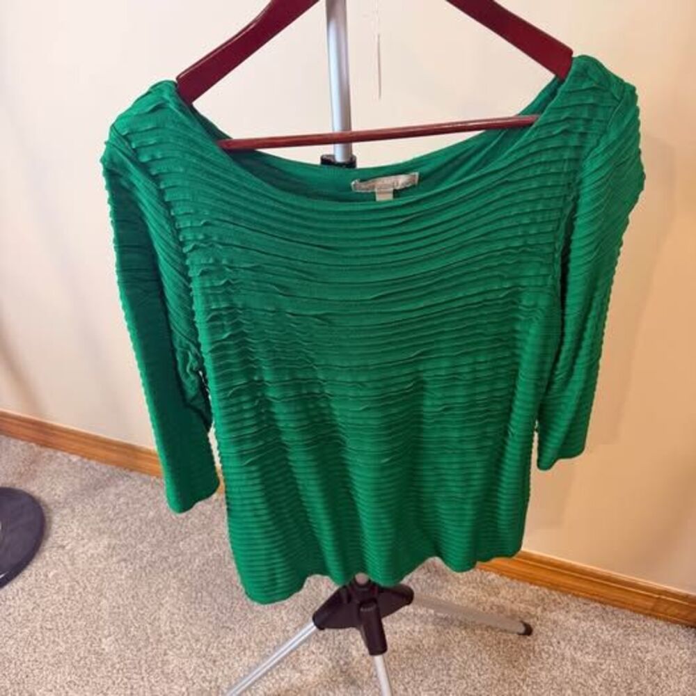 Banana Republic Textured Green Top